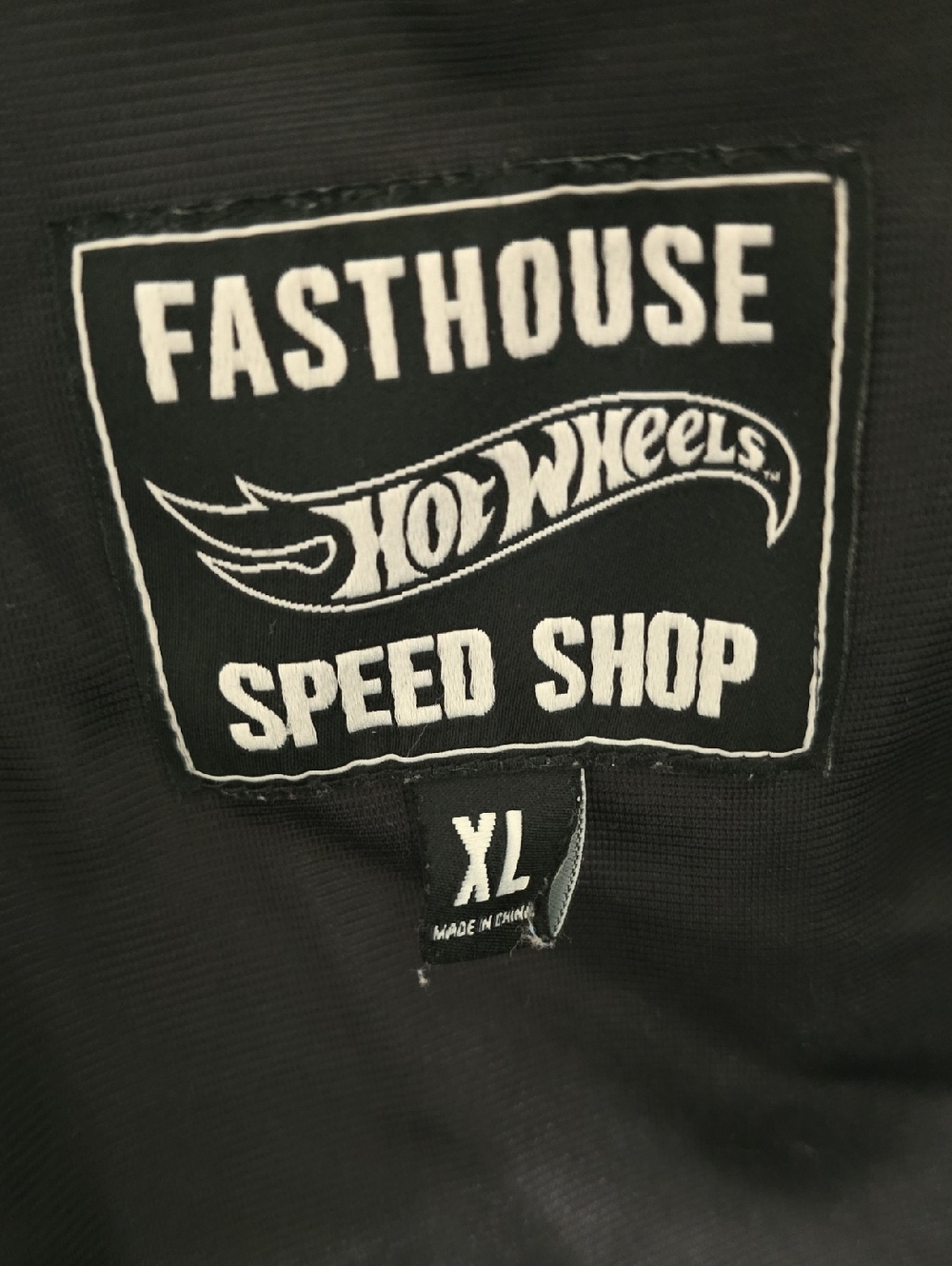 Hot Wheels x Fasthouse Black Windbreaker Jacket Xl - Picture 3 of 5